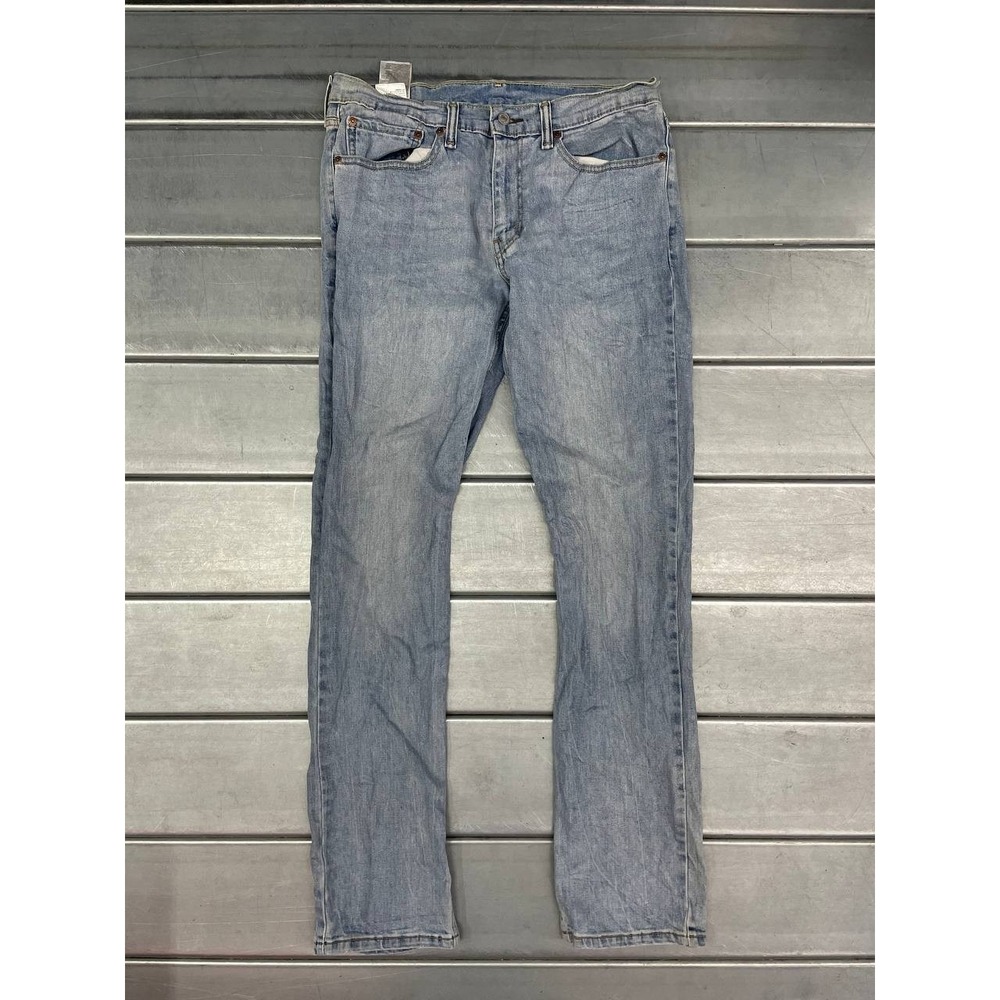 Levis 511 Jeans Mens 33x34 Blue Light Wash Denim Straight Outdoor